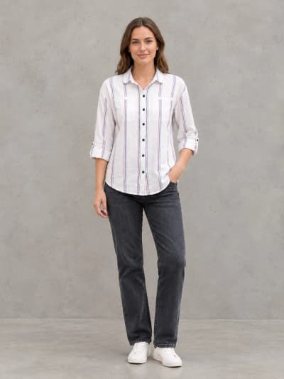 Stripe cotton shirt